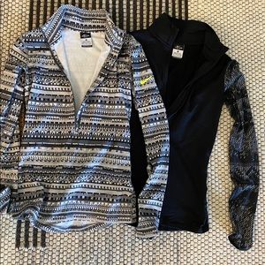 Women’s Nike DriFit half zip pull over sweaters